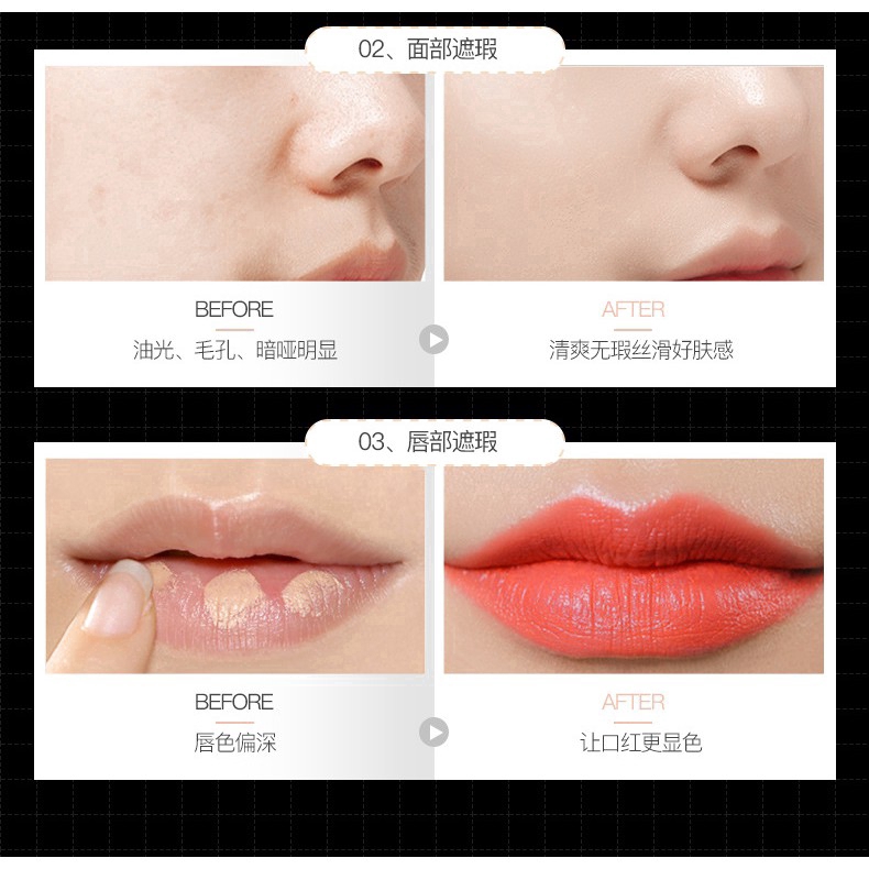 Kem che khuyết điểm CC Cream BEOTUA dạng thỏi có đầu mút giúp trang điểm tự nhiên | BigBuy360 - bigbuy360.vn