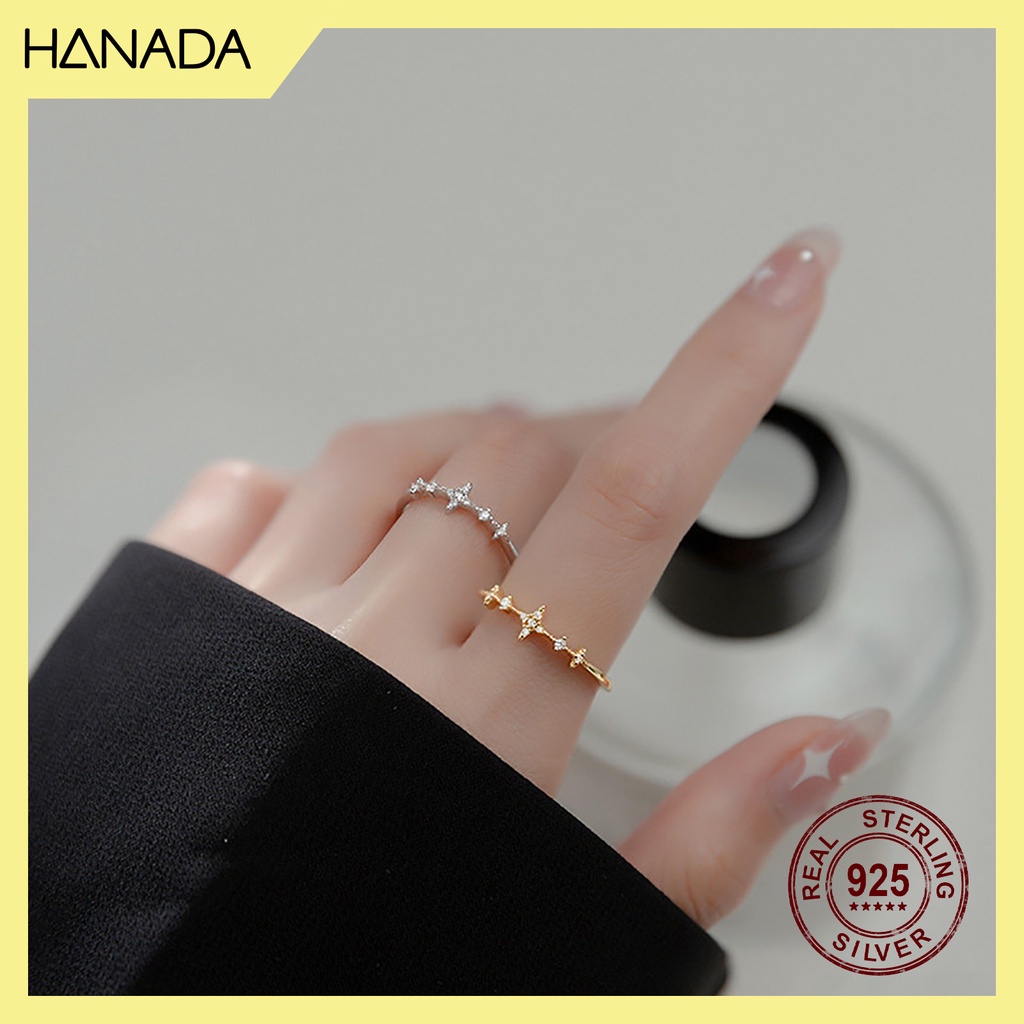Nhẫn Bạc 925 Hanada 0059