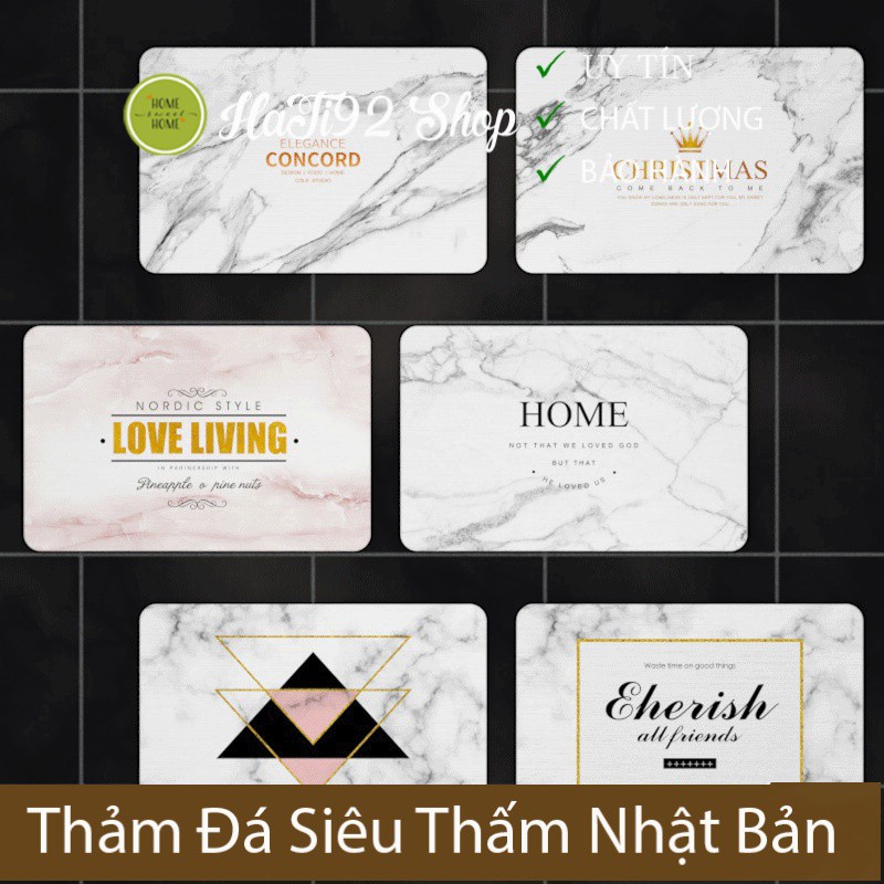 Thảm đá, thảm chân siêu thấm hút Nhật Bản, thảm đá hàng loại 1