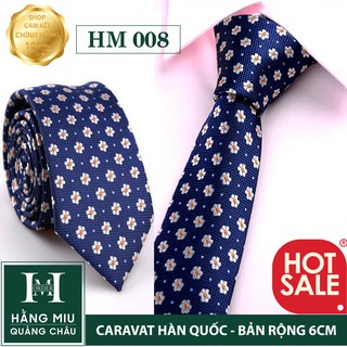 [Hàng Quảng Châu] Cà vạt caravat Jacquard Hàn Quốc Nhập Khẩu
