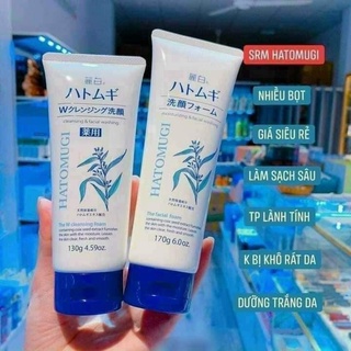 Sữa rửa mặt HATOMOGI mềm mịn làm trắng da
