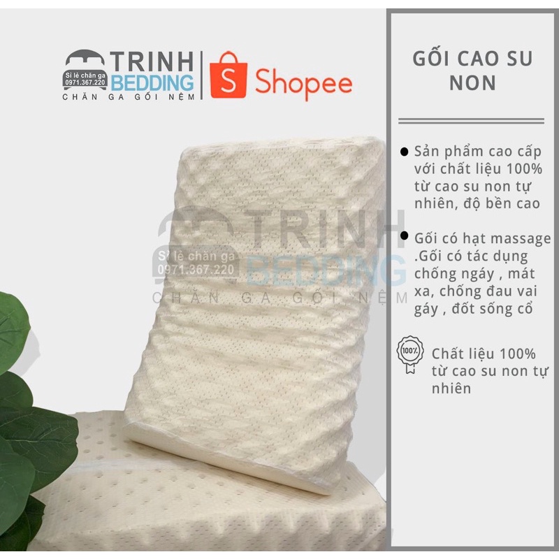 GỐI CAO SU MASAGE THIÊN NHIÊN