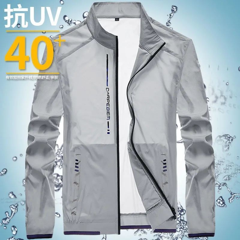 Áo Khoác Thể Thao Chống Nắng / Tia UV Siêu Mỏng Thoáng Khí Phong Cách Hàn Quốc Thời Trang Mùa Hè Cho Nam
