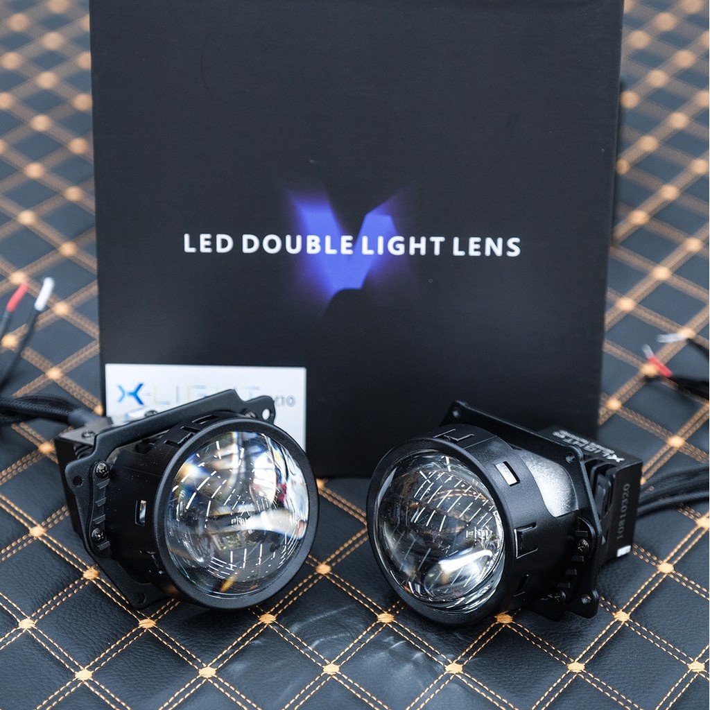 Bi cầu Led V10 - Light V10 - Tích hợp pha cos Công suất 40W - Thiết kế đẹp từng chi tiết