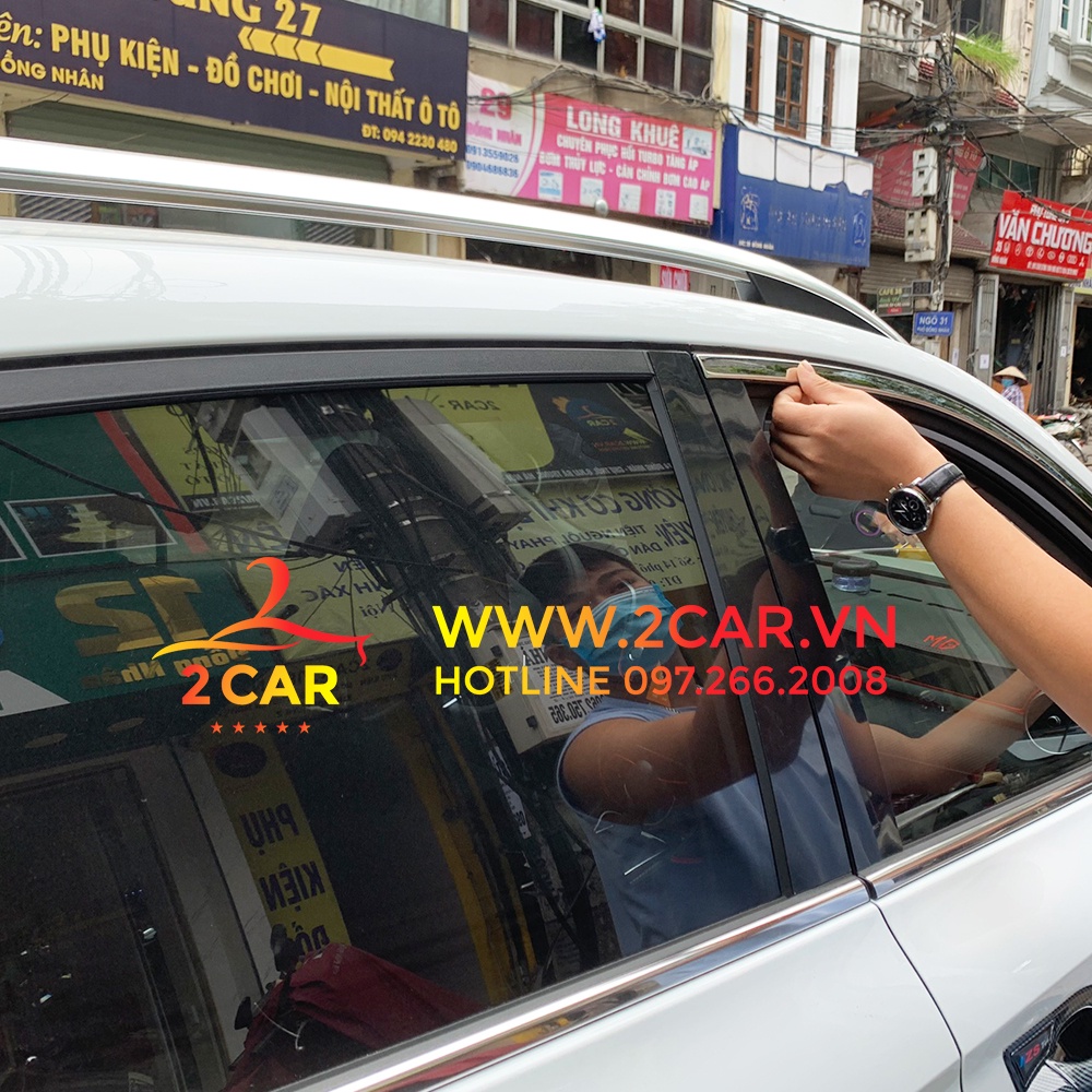 Nẹp viền Cong Kính Xe MG ZS 2021 2022 chất liệu INOX cao cấp