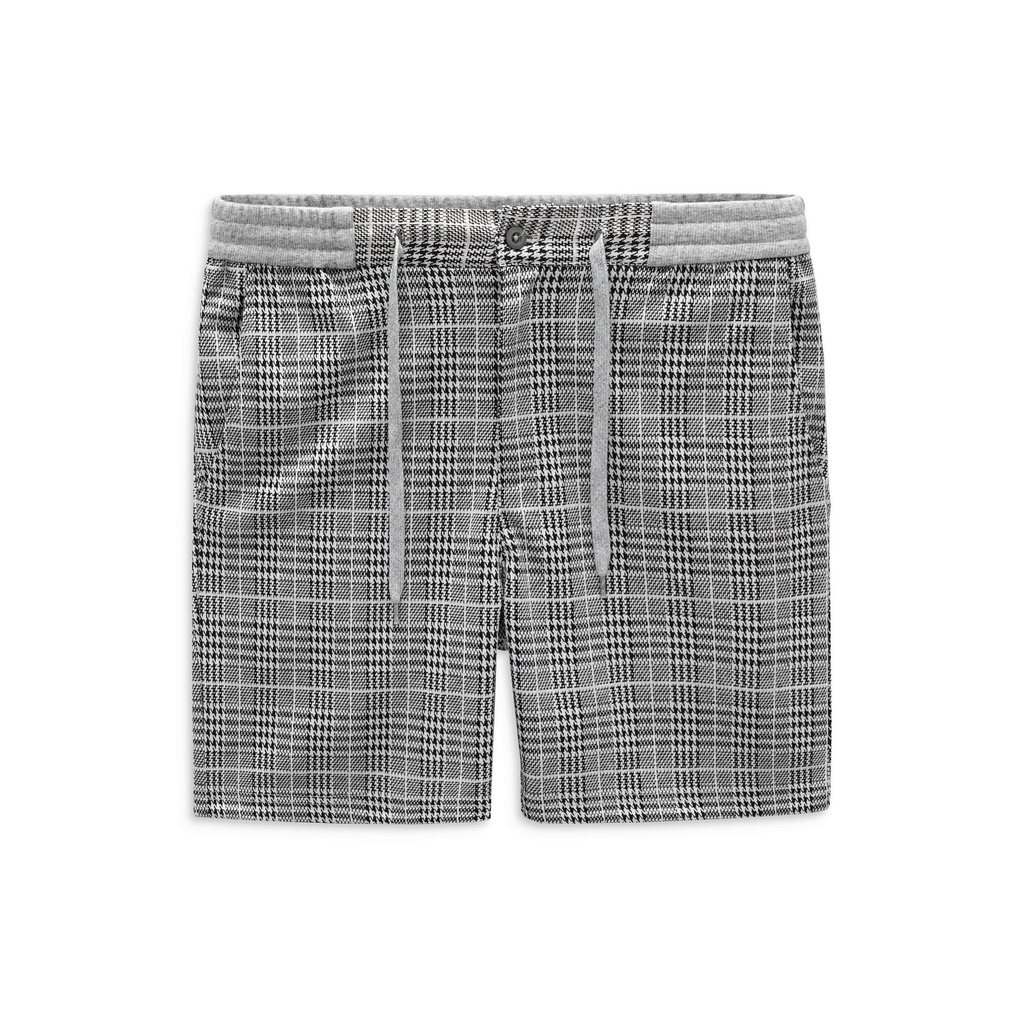 Set Bộ Polo Short Grey Check , Chất Vải Cotton Thoải Mái , SB001111 ,SOMEHOW
