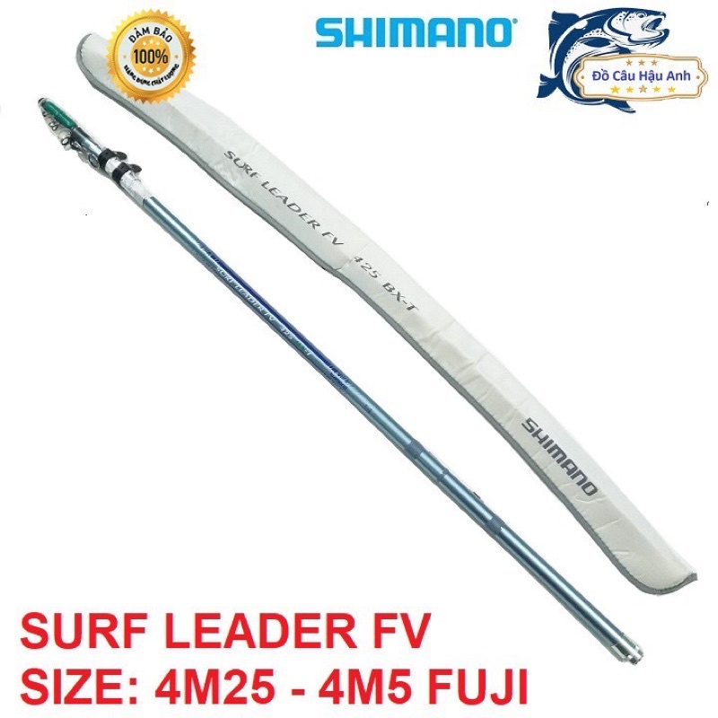 Cần câu lục dài 4m2 bxt Surf Leader FV Shimano BXT Xanh ngọc  cần cực khoẻ hàng cao cấp