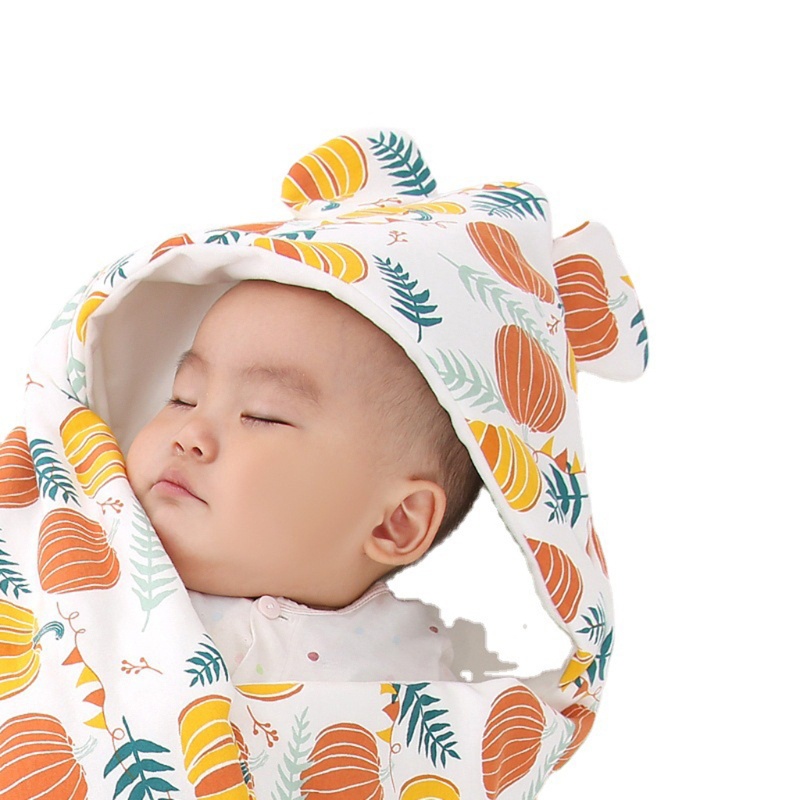Túi Ngủ Cotton Dạng Bìa Thư Ấm Áp Cho Bé Sơ Sinh