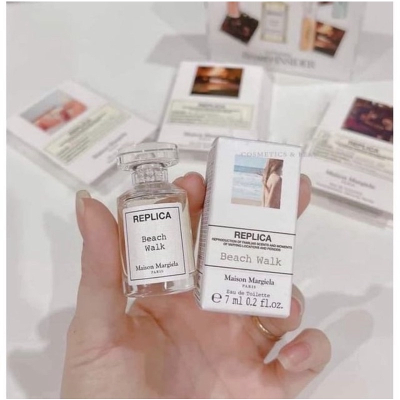 Nước hoa Maison Margiela Replica MINI SIZE 7ml Beach Walk và Bubble Bath
