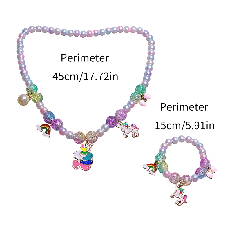 Bộ Trang Sức 6 Món Họa Tiết Công Chúa Băng Giá Cho Bé Gái