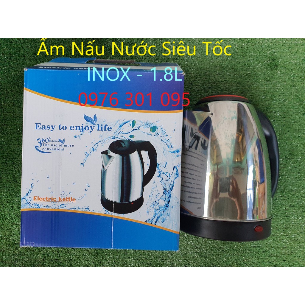 ẤM ĐUN NƯỚC SIÊU TỐC INOX 1.8L