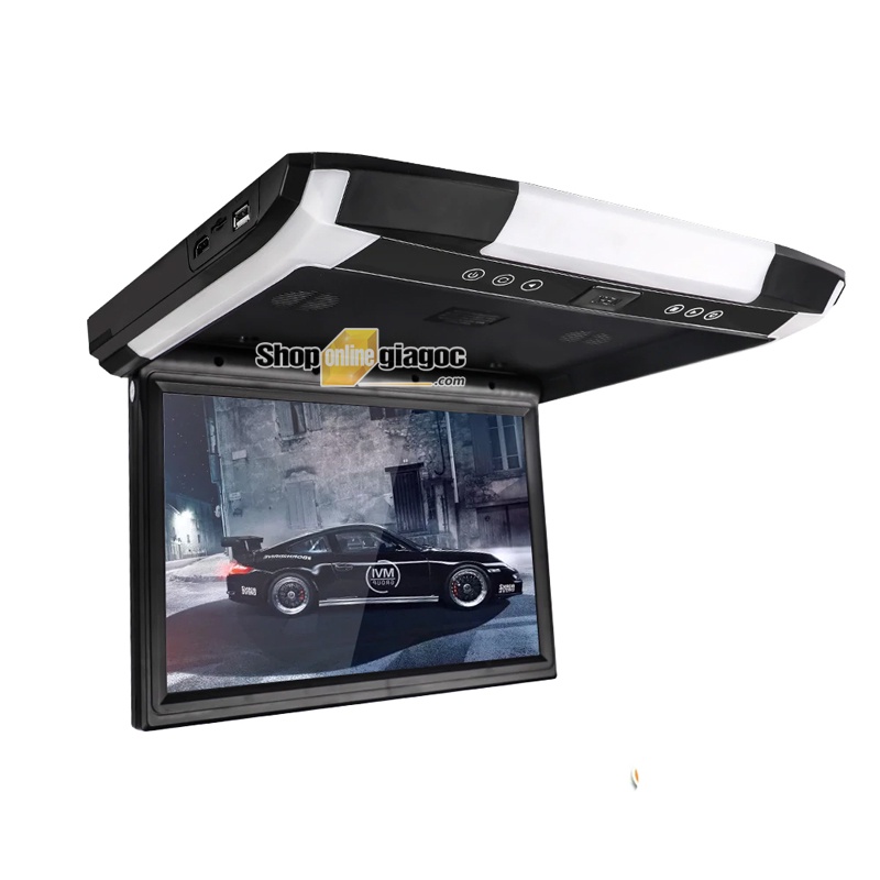 Màn Hình Ốp Trần Ô Tô 12.1 Inch Full HD 1080P Phát Nhạc MP5 Qua Loa Xe