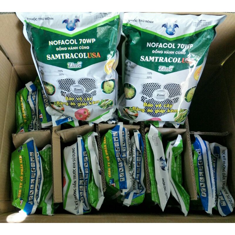 Thuốc trừ bệnh samtracol USA túi 1kg trừ bệnh thán thư vàng lá thối nhũng rỉ sắt lem lép hạt trên các loại cây trồng