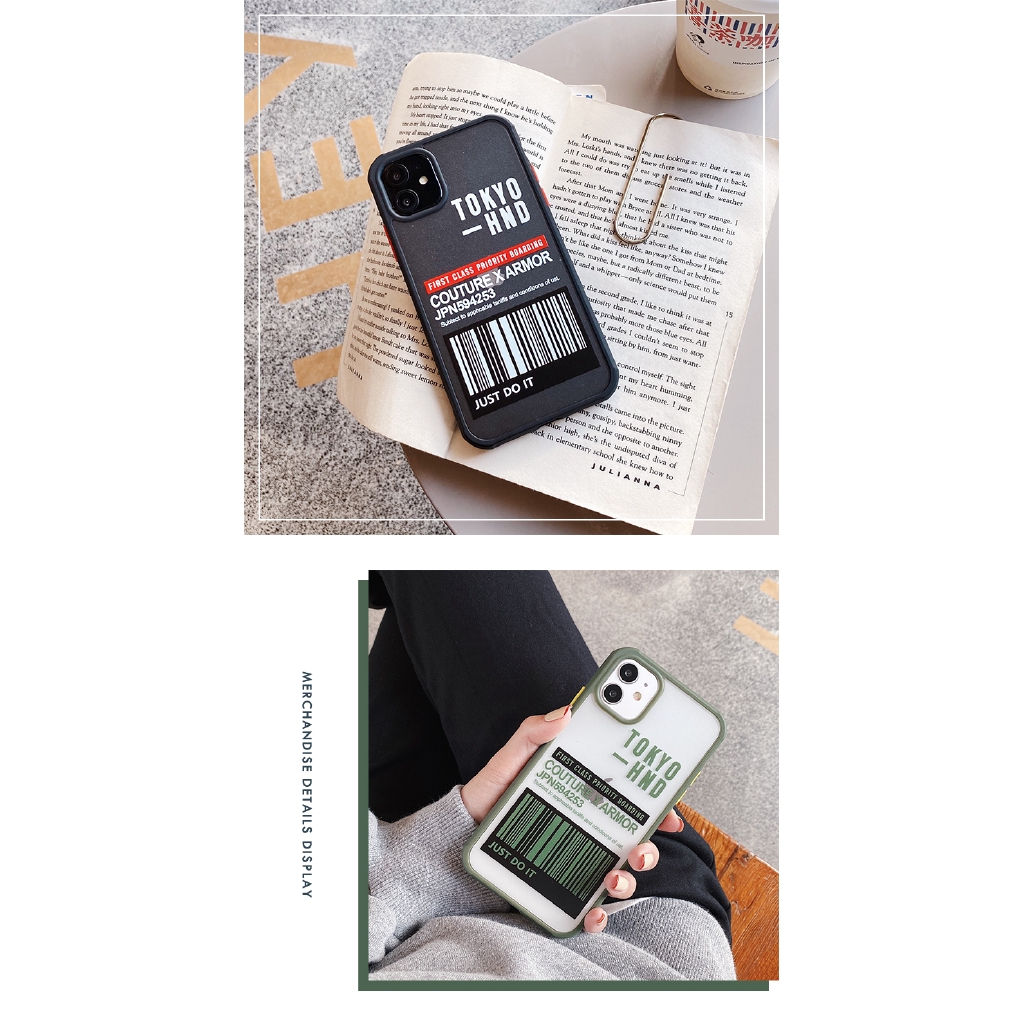 Ốp điện thoại mềm hình Tokyo màu xanh lá/đen cho Iphone 11 Pro MAX i7 i8 Plus XR XS MAX | BigBuy360 - bigbuy360.vn