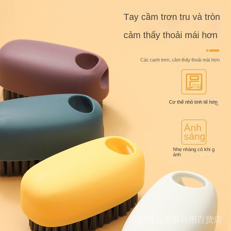 Bàn Chải Chà Giày Đa Năng Không Đau Với Đầu Cọ Mềm Mại Tiện Dụng
