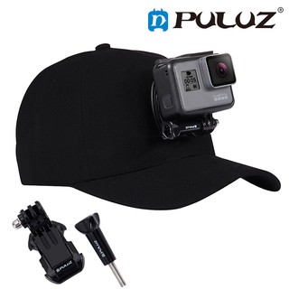 Mũ bóng chày nón lưỡi trai gắn GoPro Hero 8/7/6/5/4 hãng Puluz kèm J-Hook mount và Vít dài