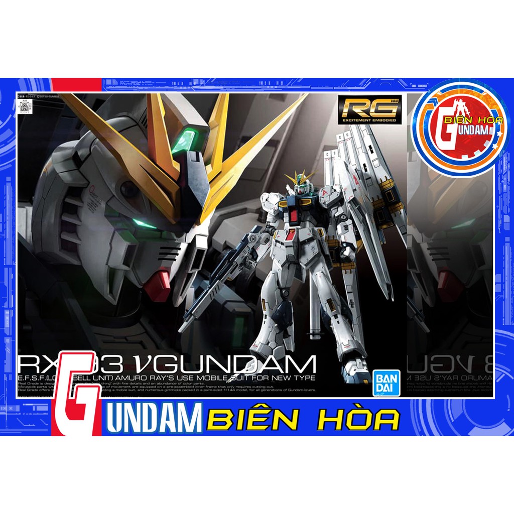 Bộ lắp ráp mô hình gundam RG NU