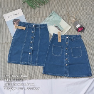 Chân váy jeans 🌸❤️