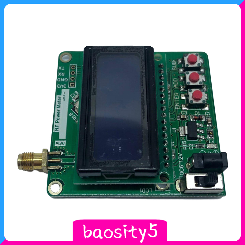 [baosity5]LCD Backlight Digital Display RF Power Meter Module -75~+16dBm Aluminum