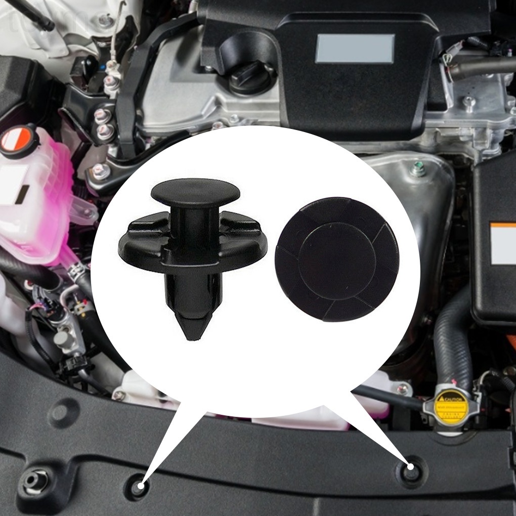 FENDER Set 100 Đinh Tán Nhựa 8mm 01553-09321 Cho Xe Hơi Nissan