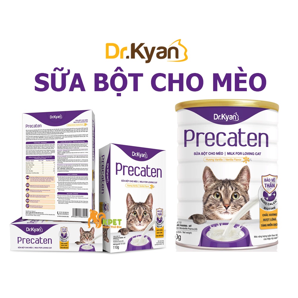 Sữa bột cho Mèo Con Dr.Kyan Precaten - Mèo Khỏe Đẹp