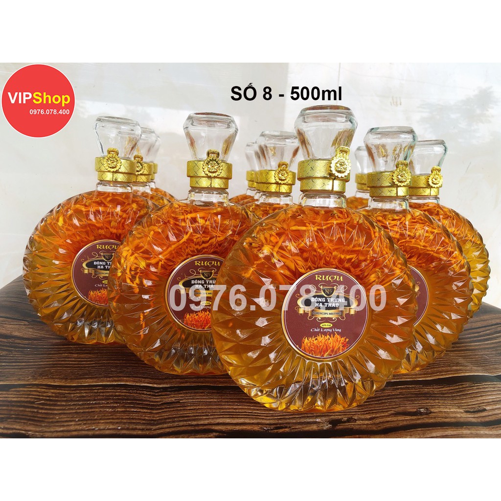 [ LOGO XO ] Vỏ Bình Thủy Tinh XO Tròn Đựng Rượu 500ml, Bình Ngâm Rượu XO Cao Cấp, CTT-08