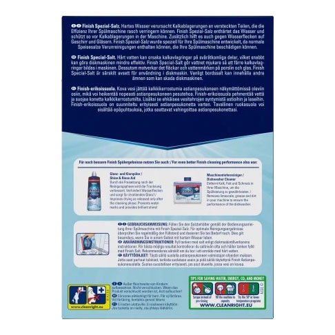 Muối rửa bát Finish Spezial-Salz 1,2kg