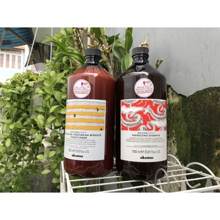 Dầu gội Davines chống rụng tóc Energizing + Dầu xả dưỡng ẩm Nourishing 100mlx2 "