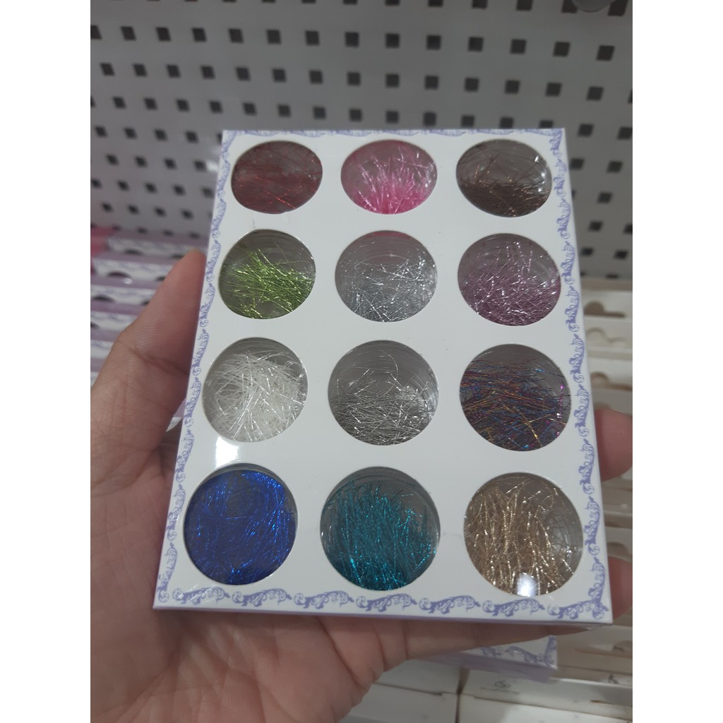 Hộp trang trí sợi tơ (NA4369)