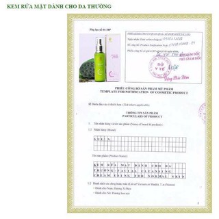 KEM RỬA MẶT SUEN