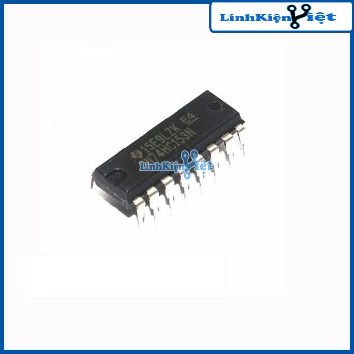 Chíp 74HC153 Dual 4-Input Multiplexer DIP16