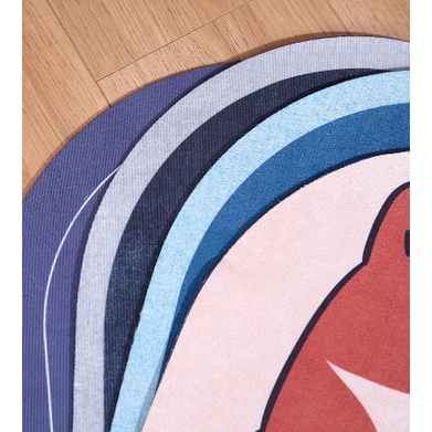 Thảm lau chân Silicon trải sàn siêu thấm hút nước chống trượt cao cấp đế cao su chất siêu dày phòng tắm