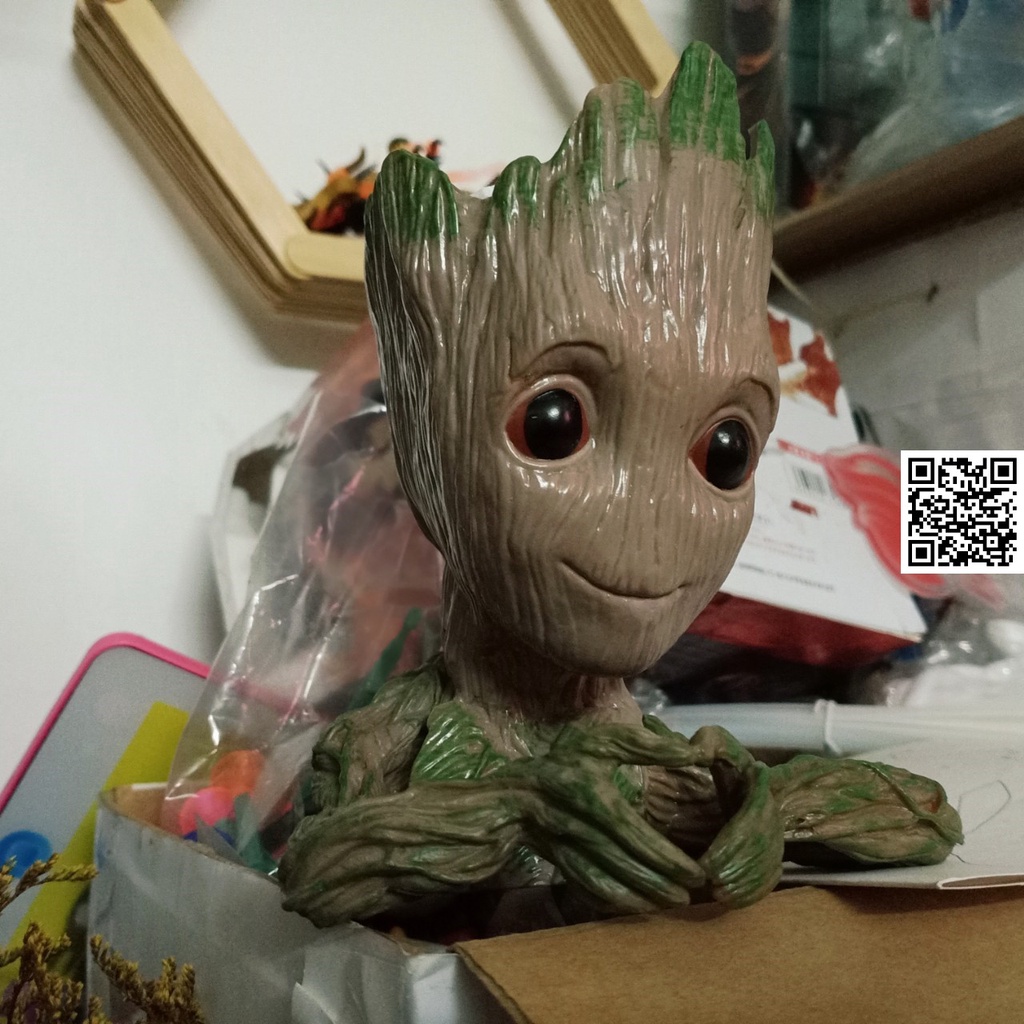 Mô hình Groot lớn valentine trái tim Marvle Avengers chiến binh dãy ngân hà 1884