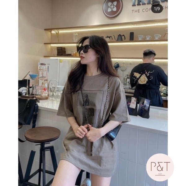 Áo phông, áo thun nam nữ chất nhung tuyết oversize siêu rộng