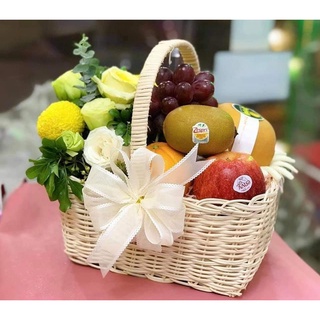 Giỏ quà, trái cây, giỏ quà tết mây tre đẹp