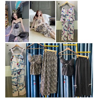 [MUA 1 TẶNG 1] Đồ Bộ 2 Dây Lụa Satin (Hàng Thiết Kế)