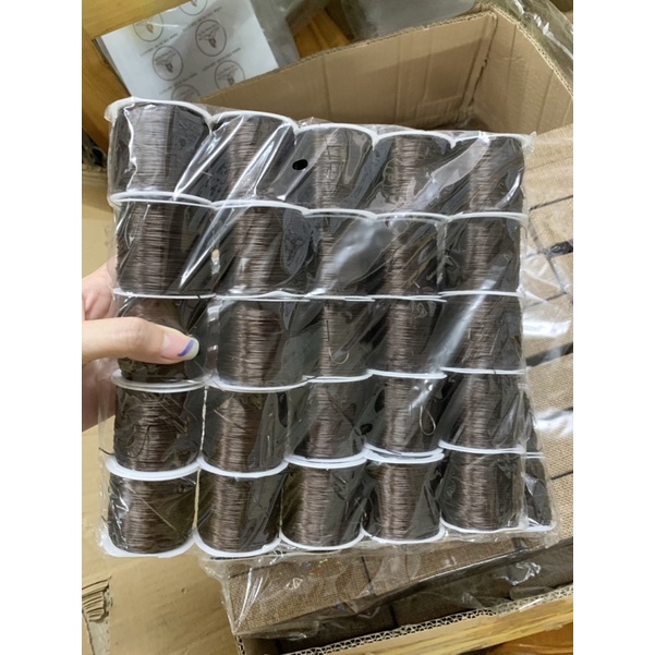 Cuộn dây thun co dãn - dây cước lụa xâu hạt 60m/cuộn