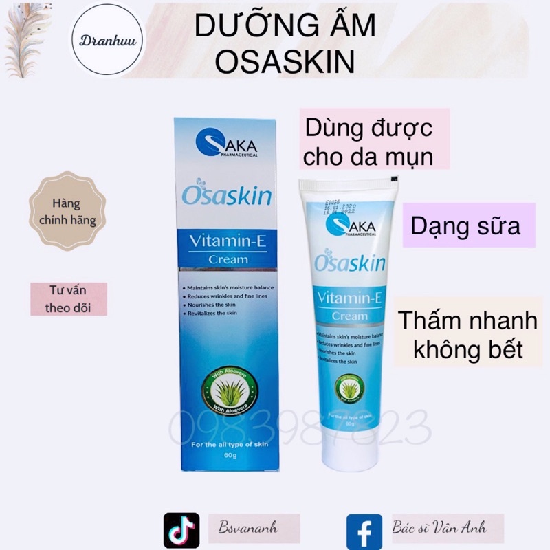 (♥️Date 2023)[💚CHÍNH HÃNG]Kem dưỡng ẩm và giảm thâm sau mụn Osaskin cream