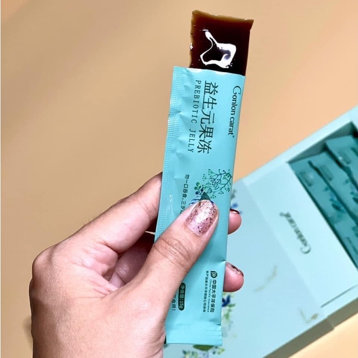 Gonlon Carat Prebiotic Jelly - Thạch Hỗ Trợ Giảm Cân Detox 1 gói