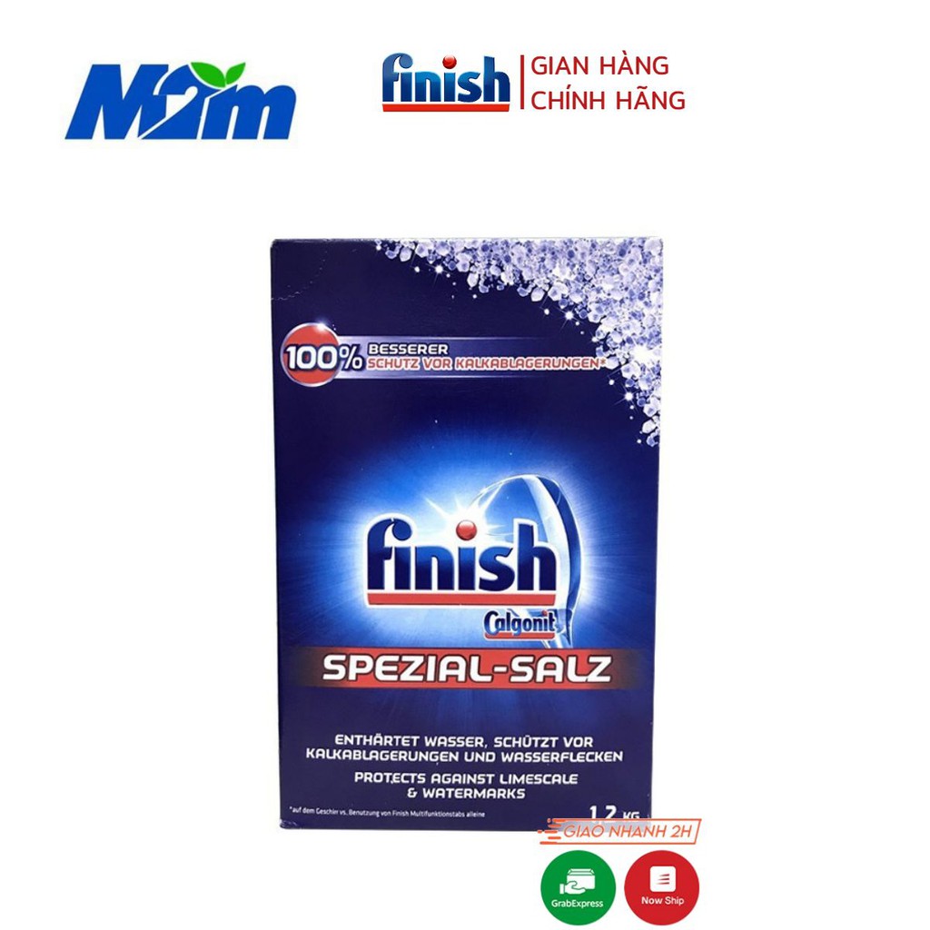 Muối rửa chén bát Finish cho máy rửa bát 1.2kg/hộp