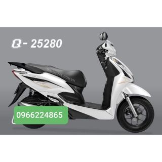 Tem lead tem rời in bản ba lớp mầu đen vàng dán cho xe Lead