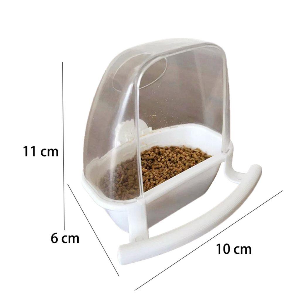 1 Dụng Cụ Đựng Thức Ăn / Nước Uống Gắn Lồng Chim Tiện Dụng