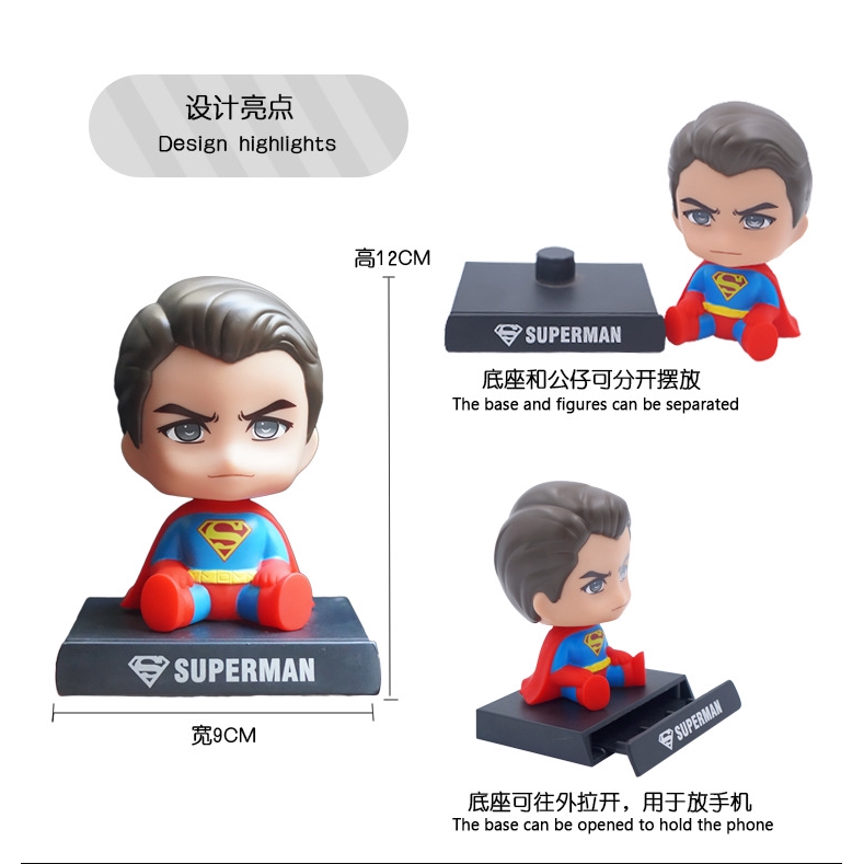 Giá Đỡ Điện Thoại Hình Batman Superman Trang Trí Xe Hơi | BigBuy360 - bigbuy360.vn