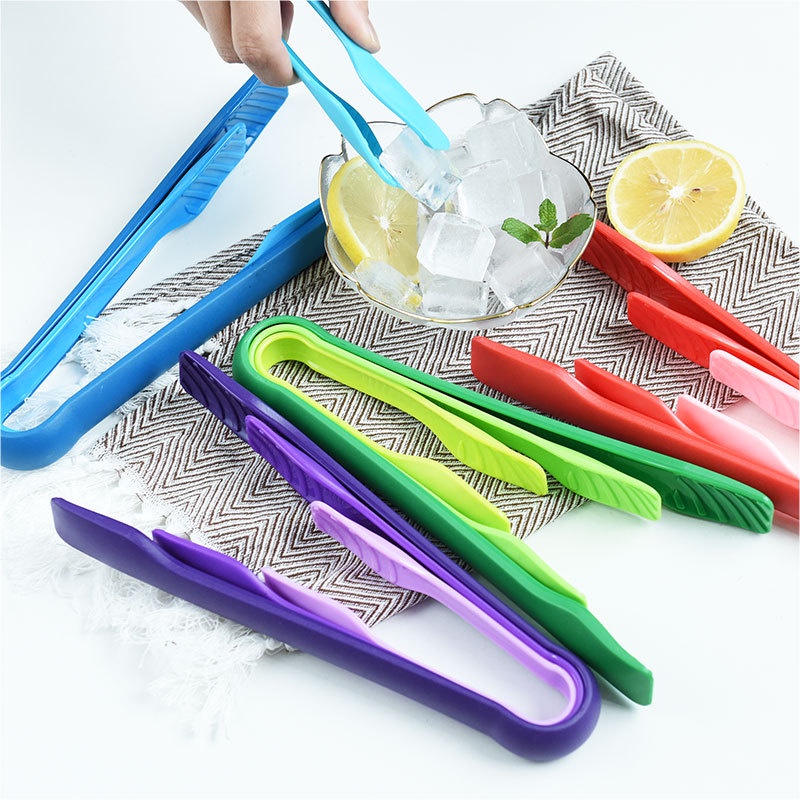 Set 3 Kẹp Gắp Thức Ăn Bằng Silicone PP Chống Trượt Có Thể Tái Sử Dụng