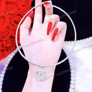 kiềng bạc mặt X