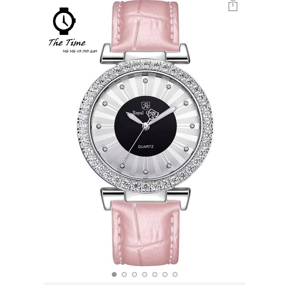 Đồng Hồ Nữ Chính Hãng Royal Crown 4611 Dây Da Các Màu