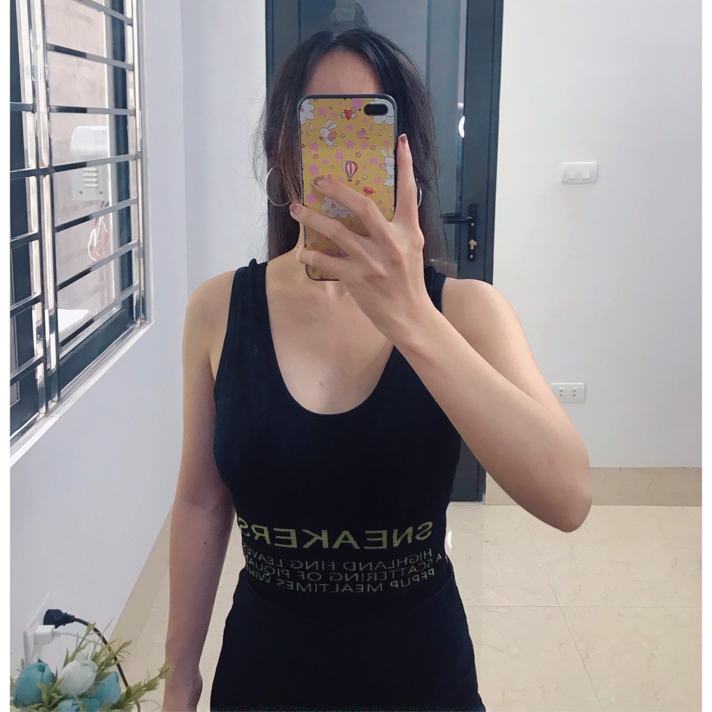 Áo bra gym yoga sneaker thể thao dáng crotop hàng xịn giá rẻ áo tập M15