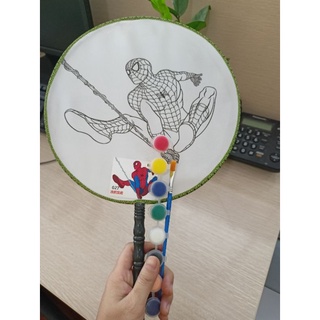 Tranh tô màu chiếc quạt cho bé
