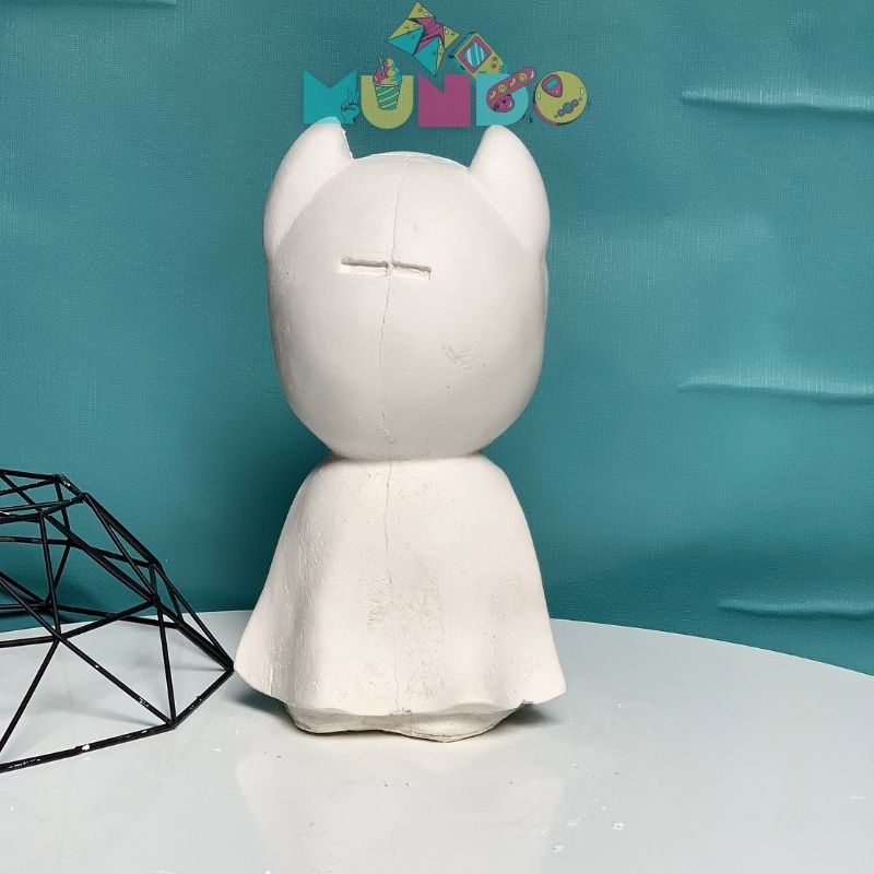 Tượng tô màu (có màu cọ) cao cấp chọn mẫu SIZE XXL BATMAN, tượng thạch cao MUNDO