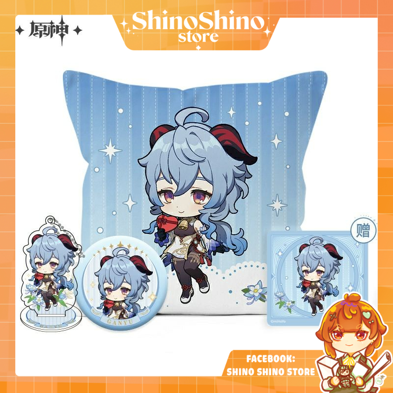 Mô hình nhân vật mini standee acrylic/ huy hiệu genshin impact official a gift for you chính hãng